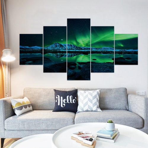 Vászon falikép szett, 5 részes, 150 X 80 cm