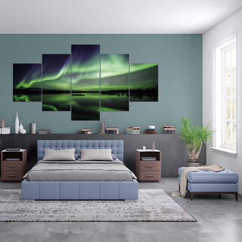 Vászon falikép szett, 5 részes, 150 X 80 cm