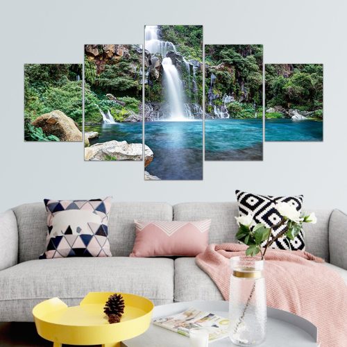 Vászon falikép szett, 5 részes, 150 X 80 cm