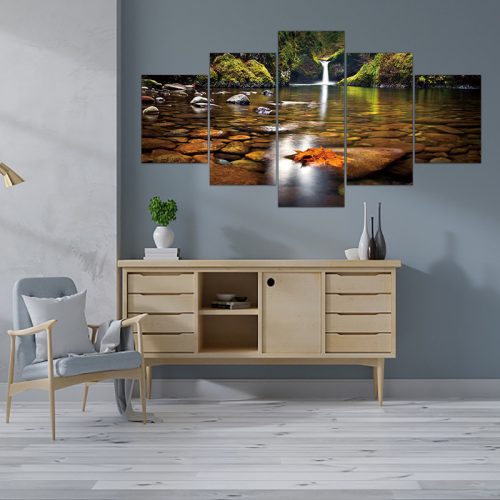 Vászon falikép szett, 5 részes, 150 X 80 cm