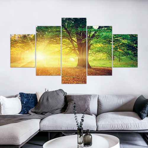 Vászon falikép szett, 5 részes, 150 X 80 cm