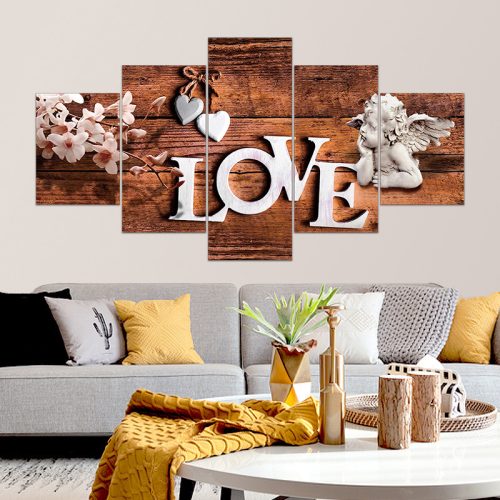 Vászon falikép szett, 5 részes, 150 X 80 cm