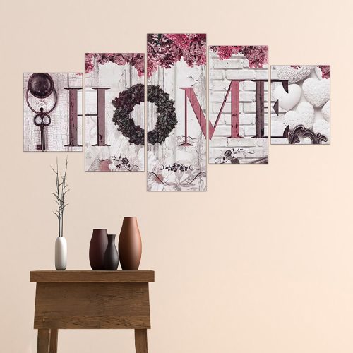 Vászon falikép szett, 5 részes, 150 X 80 cm