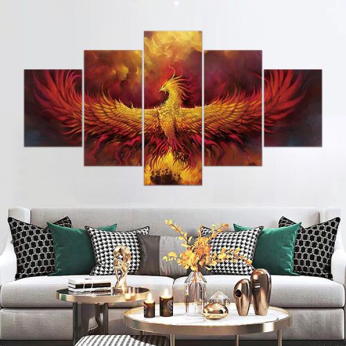 Vászon falikép szett, 5 részes, 150 X 80 cm