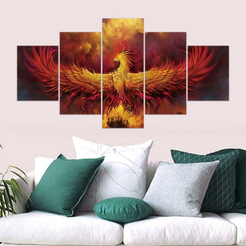 Vászon falikép szett, 5 részes, 150 X 80 cm