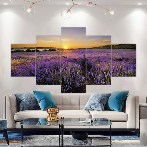 Vászon falikép szett, 5 részes, 150 X 80 cm