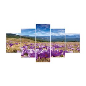 Vászon falikép szett, 5 részes, 150 X 80 cm