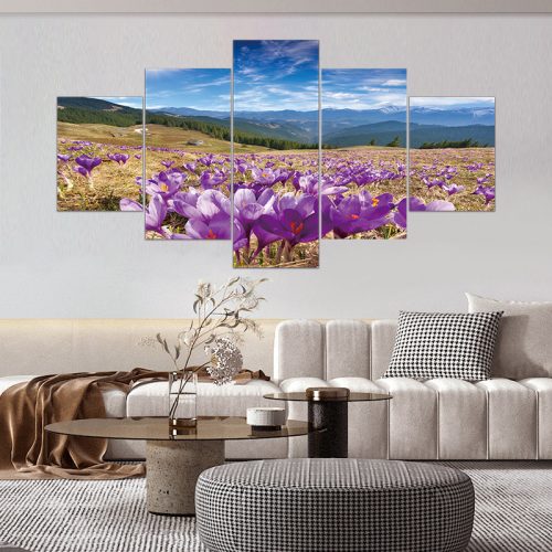 Vászon falikép szett, 5 részes, 150 X 80 cm