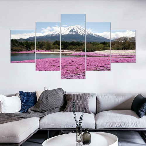 Vászon falikép szett, 5 részes, 150 X 80 cm