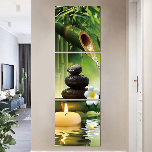 Vászon falikép szett, 3 részes, 60 x 180 cm