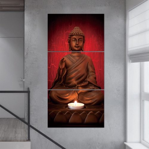 Vászon falikép szett, 3 részes, 30 x 60 cm