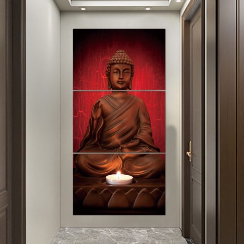 Vászon falikép szett, 3 részes, 30 x 60 cm