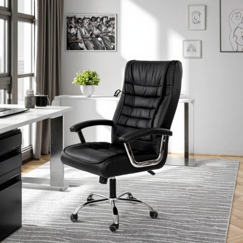 Velora Office Line VEGA Onyx – prémium főnöki irodai szék, fekete