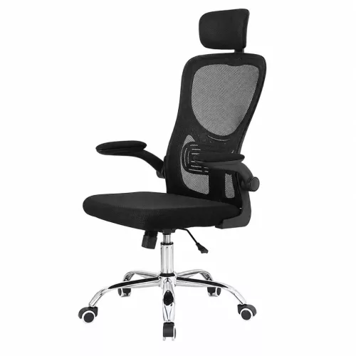 Velora SIRIUS ergonomikus irodai forgószék – fejtámasszal és deréktámasszal, fekete