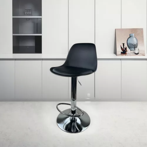 Velora Bar Line LUNA Onyx - formatervezett modern bárszék szett, fekete