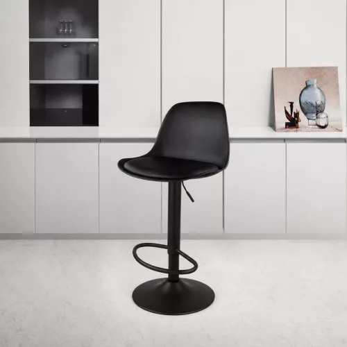Velora Bar Line LUNA Onyx - formatervezett modern bárszék szett, fekete