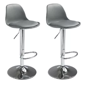   Velora Bar Line LUNA Ash - formatervezett modern bárszék szett, szürke