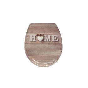   Frogee Duroplast WC ülőke - Rozsdamentes zsanérokkal - HOME