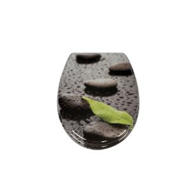   Frogee Duroplast WC ülőke - Rozsdamentes zsanérokkal - WETSTONE