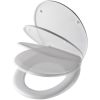 Frogee Duroplast WC ülőke - Lecsapódásmentes zsanérokkal - Fehér