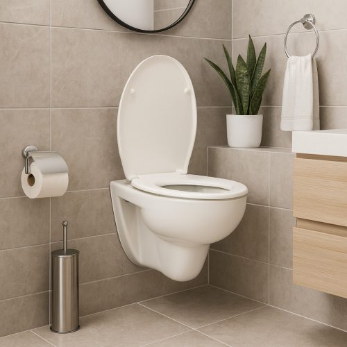 Frogee Duroplast WC ülőke - Lecsapódásmentes zsanérokkal - Fehér