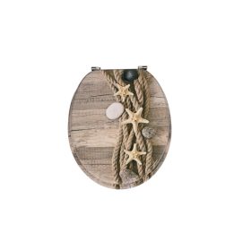 Frogee MDF WC ülőke - Rozsdamentes zsanérokkal - TANGLE