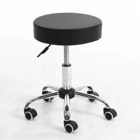   Velora Saloon Line AURORA Onyx – gurulós fodrász szék, fekete