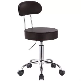   Velora Saloon Line NOVA Onyx – gurulós fodrász szék deréktámasszal, fekete