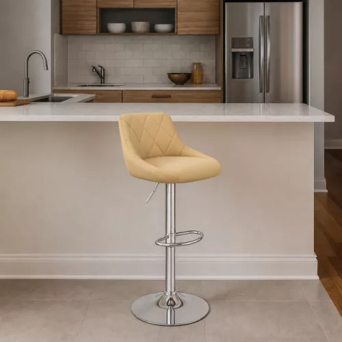 Velora Bar Line SOLARA Alabaster – prémium bárszék szett, bézs