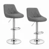 Velora Bar Line SOLARA Midnight Gray – prémium bárszék szett, sötétszürke