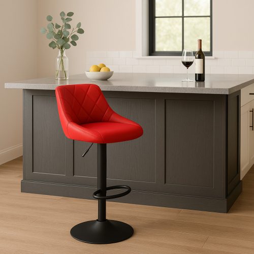 Velora Bar Line SOLARA Ruby – prémium bárszék szett, piros