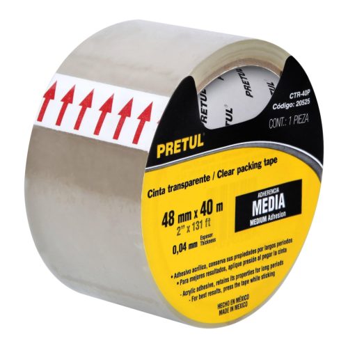 PRETUL - Átlátszó ragasztószalag, 48 mm x 150 m