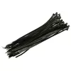 PVC gyorskötöző, FEKETE 120X2.5mm, 50 db/csomag