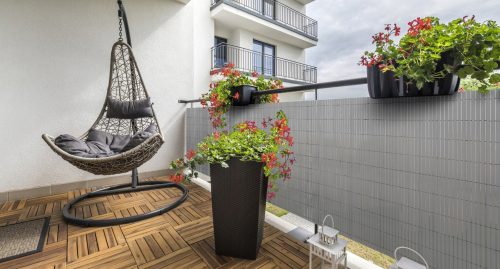 Műbambusz belátásgátló, Szürke, 0,9m X 3m, 1300g/m2