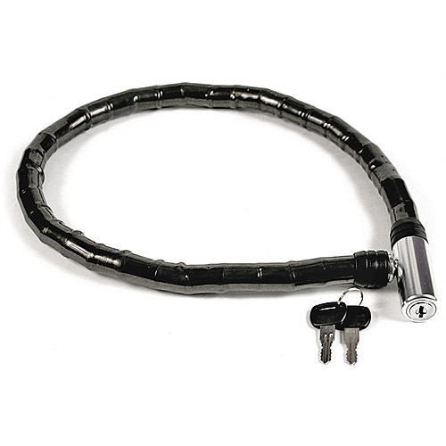 Flexibilis kerékpár/motor lakat, 2 kulcsos acél hengerzárral