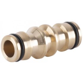 Tömlőtoldó kuplung, réz