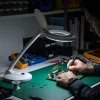 LED lámpa - nagyító lencsével - 4" - 100 mm