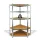 Fémpolc állvány - sarok - 5 szintes - fém - max. 175 kg - 180 x 40 x 40 cm