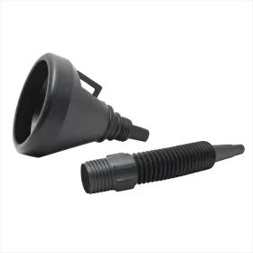 Üzemanyag tölcsér - fém szűrővel - 36 x Ø3,5/13,5 cm