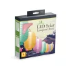 Szolár lampion - 3 színben - hidegfehér LED - 21 cm