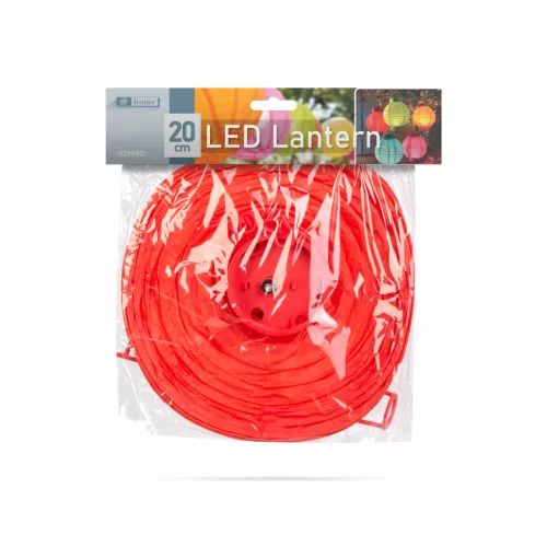 LED-es lampion - 1 LED - piros - 2 x AAA