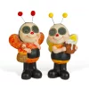 Szolár állatfigura - méhecske - mozgó szemekkel - 112 x SMD LED - 22 cm - 2 féle