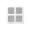 Szúnyogháló javítófolt - 10 x 10 cm - fekete - 4 db / csomag