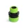 Tömlőcsatlakozó adapter - 1/2" - 3/4" - műanyag - zöld/fekete