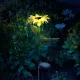 Leszúrható szolár napraforgó - 75 cm - 8 melegfehér LED