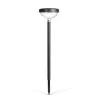 Leszúrható szolár lámpa - 1 + 1 melegfehér / RGB SMD LED - fekete - 53 x 11,4 cm