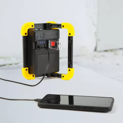 Multifunkciós reflektor - Li-ion akkumulátorral, micro-USB