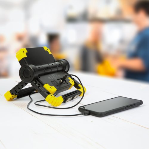 Multifunkciós reflektor - akkumulátoros - 2 x 1000 lumen LED