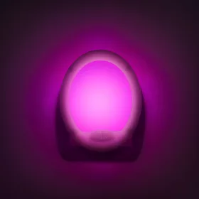   LED éjszakai fény, színváltós - Premium "Smooth" - 7 LED