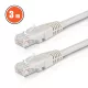 Patch kábel - UTP - CAT6 - CCA - 3 m - szürke